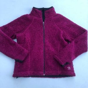 Mountain Hardwear Mulberry Pink High Pile Monkey Poodle Fleece Jacket